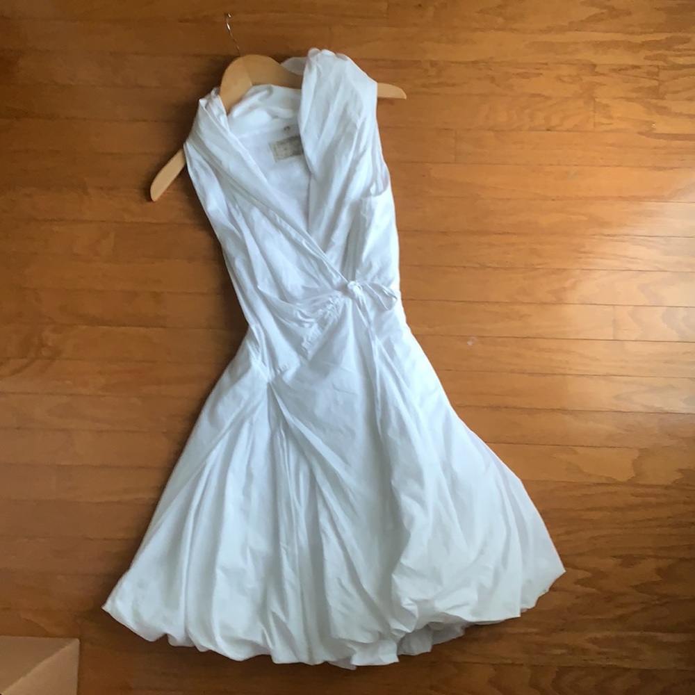 All Saints Aditya Cotton Wrap Dress UK10 US6